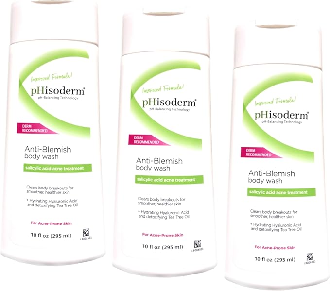 pHisoderm Anti-Blemish Body Wash 10 oz (Pack of 3) - Image 2